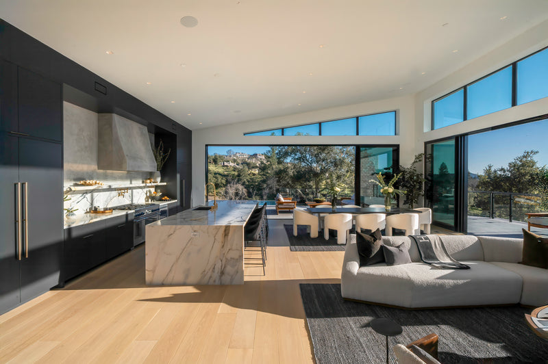 Contemporary Indoor Outdoor Kitchen Kitchen Remodel by Specstones Inc project photo