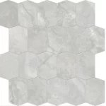 Stream Collection Hexagon Mosaic Silver